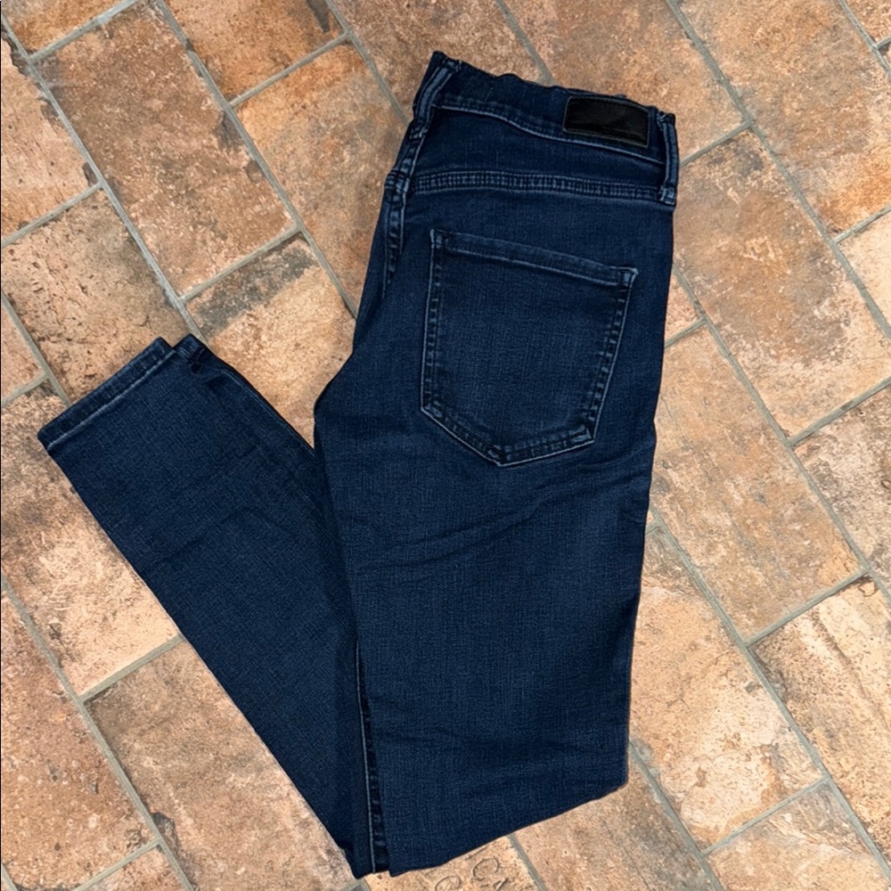 Express Dark Blue Skinny Jeans